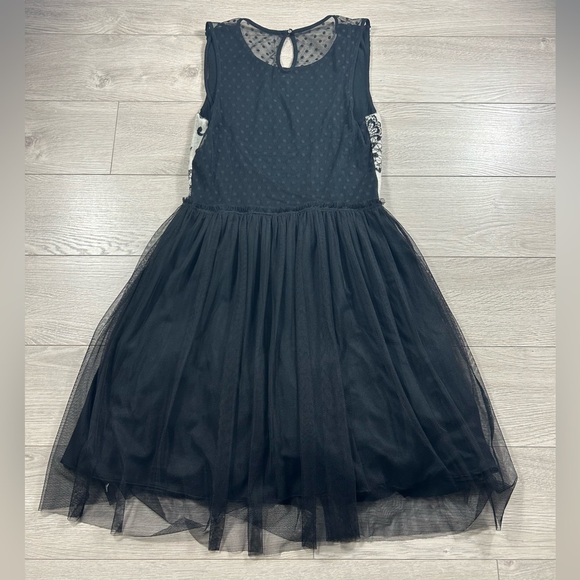 Anthropologie Weston Wear Black Tulle Holiday Party Dress - Picture 5 of 11